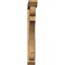 Ekena Millwork Olympic Slat Rough Sawn Bracket w/ Offset Brace, Western Red Cedar, 6"W x 42"D x 48"H BKT0604X42X48OLY06RWR - alternate 3